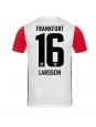 Eintracht Frankfurt Hugo Larsson #16 Hjemmedrakt 2024-25 Korte ermer